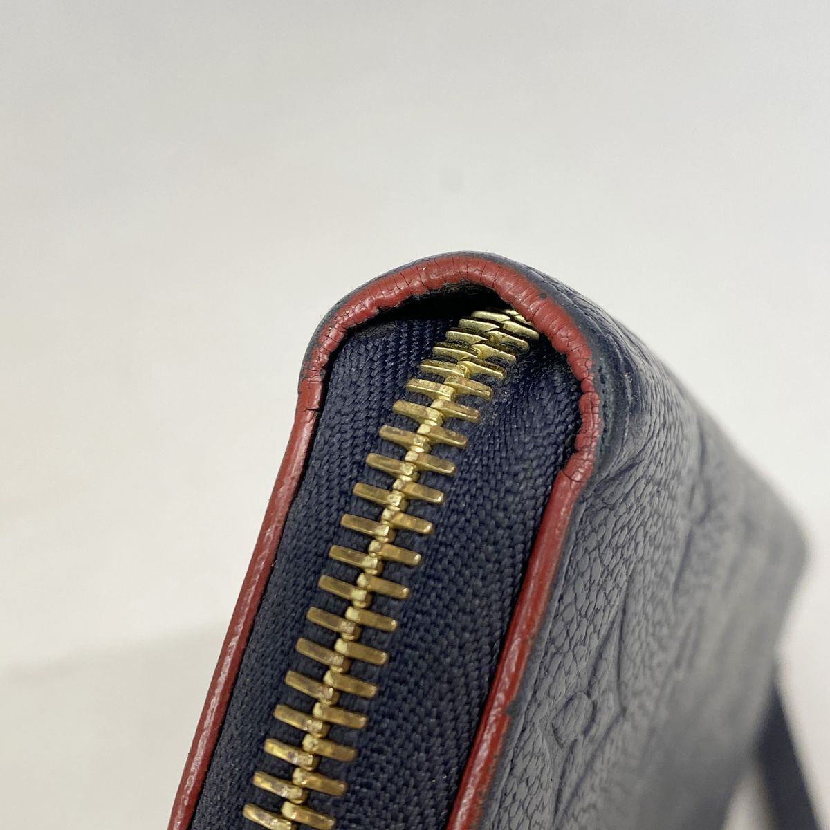 Louis Vuitton Wallet Monogram Empreinte Zippy Marine Rouge — view 5