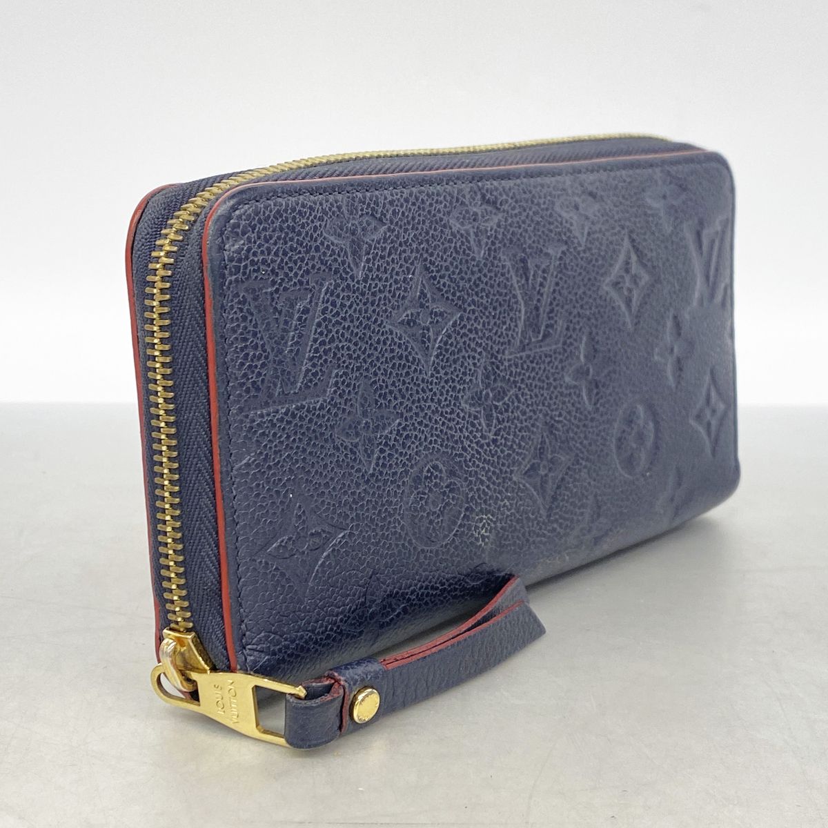 Louis Vuitton Wallet Monogram Empreinte Zippy Marine Rouge — view 2