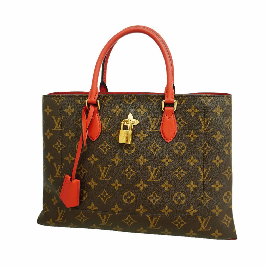 Louis Vuitton Handbag Monogram Flower Tote Coquelicot