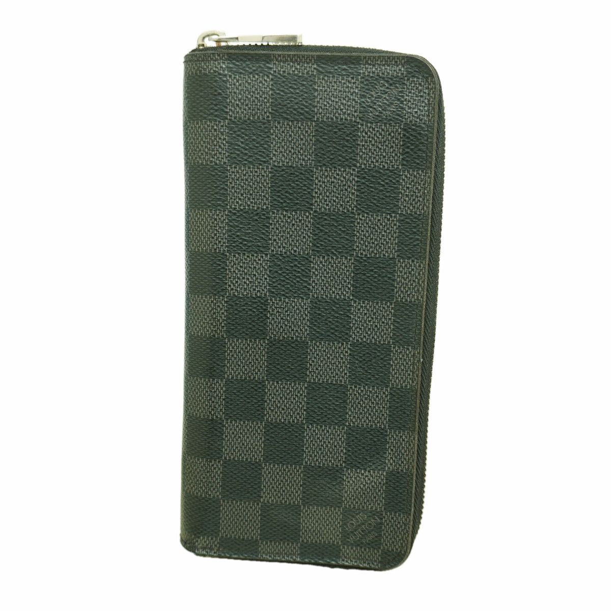 Louis Vuitton Wallet Damier Graphite Zippy Vertical Black Gray