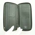 Louis Vuitton Wallet Damier Graphite Zippy Vertical Black Gray — view 3