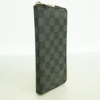 Louis Vuitton Wallet Damier Graphite Zippy Vertical Black Gray — view 2