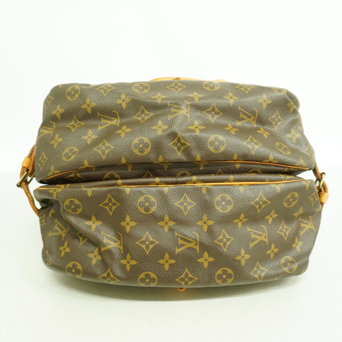 Louis Vuitton Shoulder Bag Monogram Saumur 35 Brown — view 3