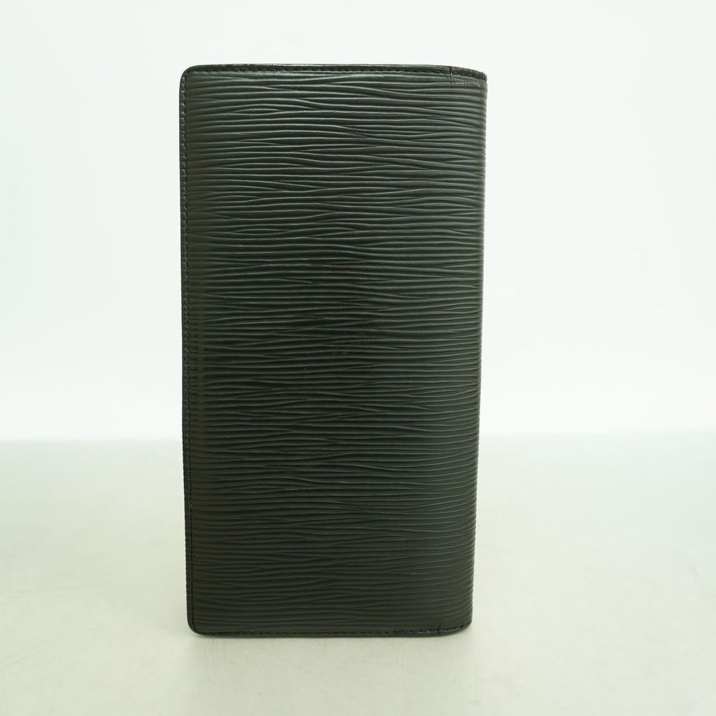 Louis Vuitton Wallet Epi Portefeuille Brazza Noir — view 8