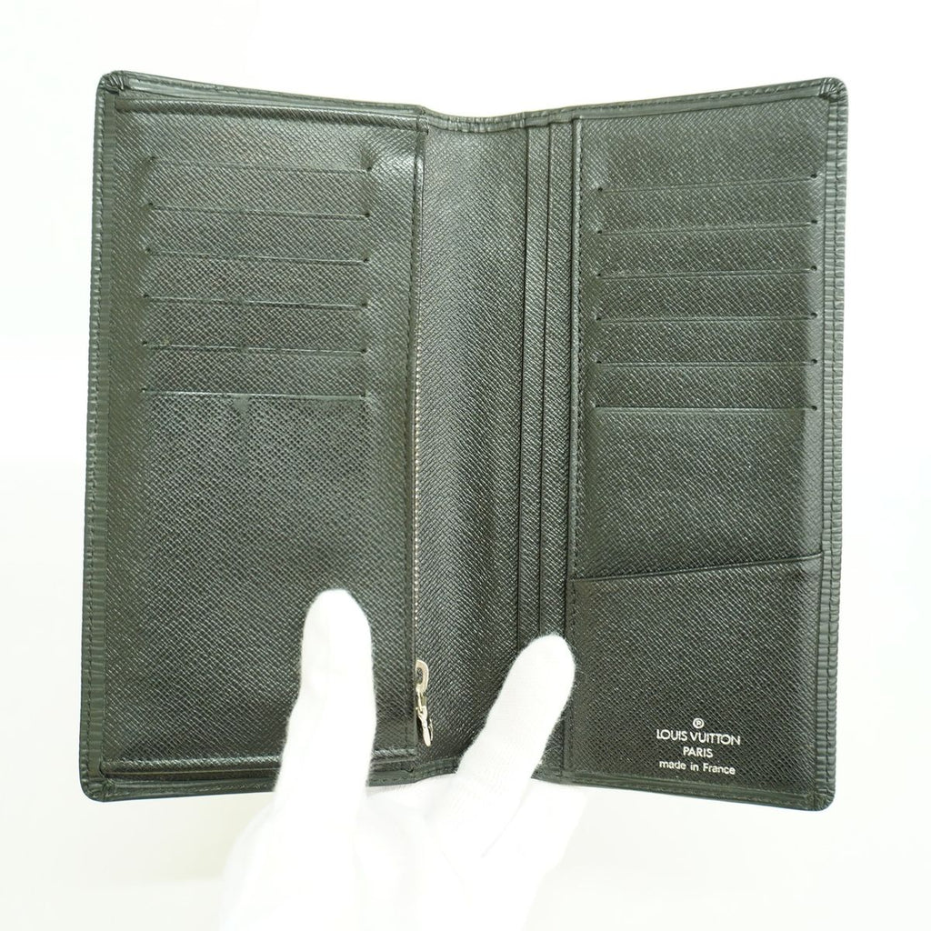 Louis Vuitton Wallet Epi Portefeuille Brazza Noir — view 3