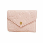 Louis Vuitton Trifold Wallet Monogram Empreinte Portefeuille Victorine Roseau