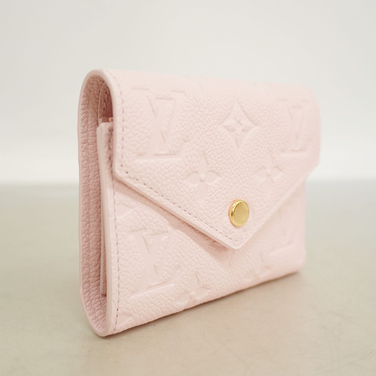 Louis Vuitton Trifold Wallet Monogram Empreinte Portefeuille Victorine Roseau — view 2