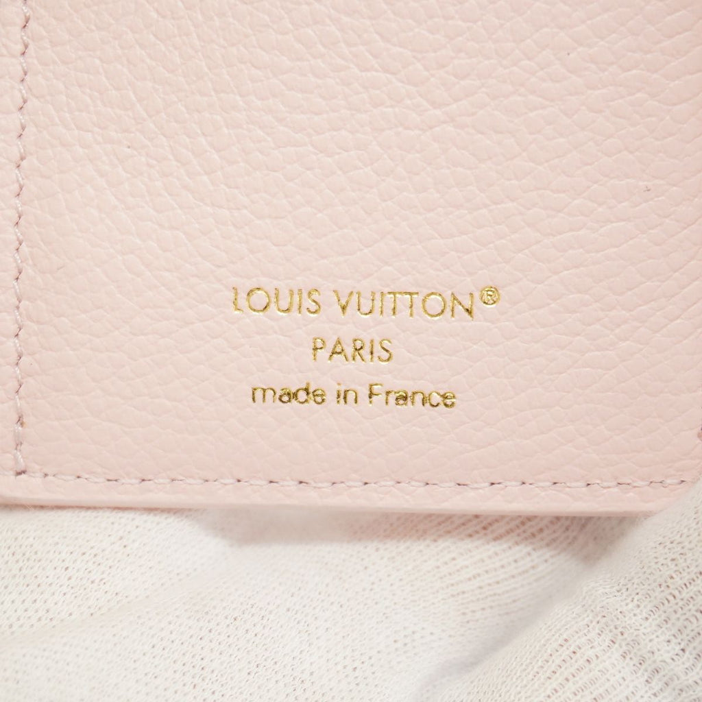Louis Vuitton Trifold Wallet Monogram Empreinte Portefeuille Victorine Roseau — view 4