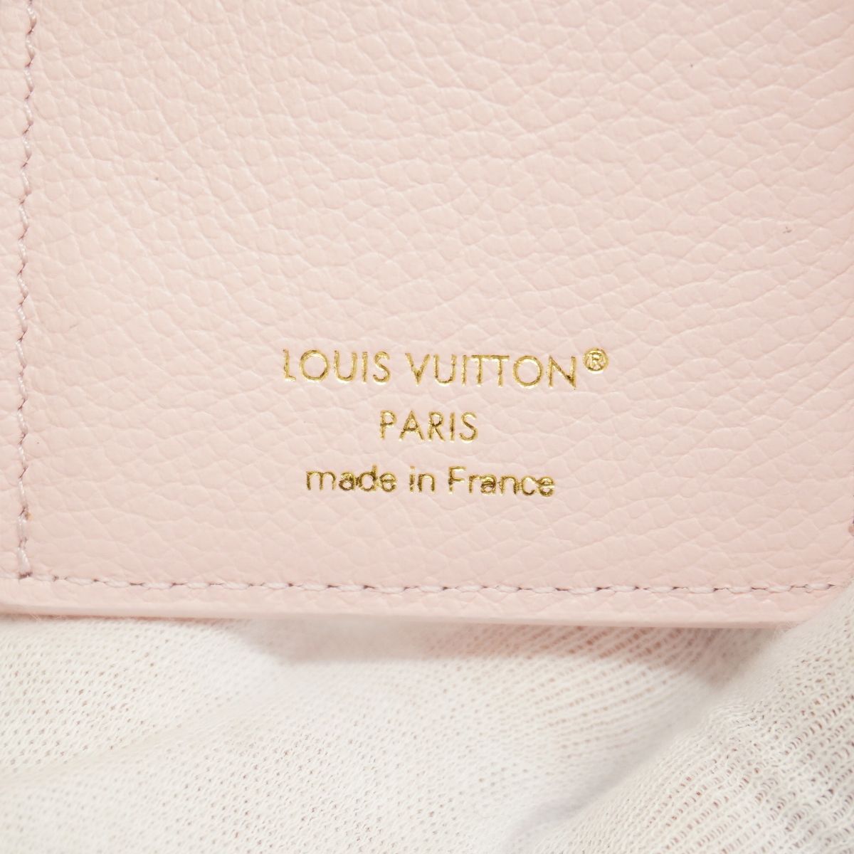 Louis Vuitton Trifold Wallet Monogram Empreinte Portefeuille Victorine Roseau — view 4