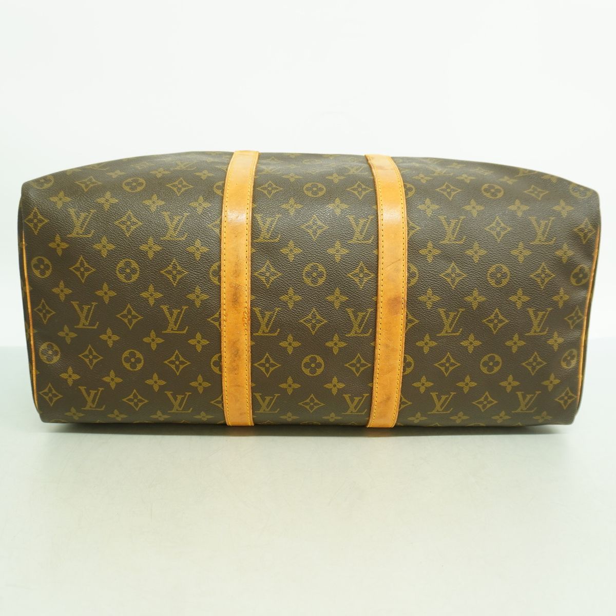 Louis Vuitton Boston Bag Monogram Keepall 50 Brown — view 3