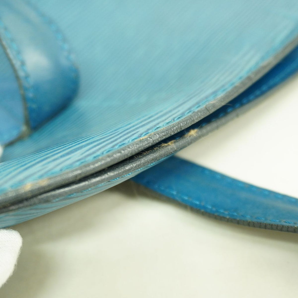 Louis Vuitton Shoulder Bag Epi Lussac Toledo Blue — view 8