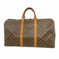 Louis Vuitton Boston Bag Monogram Keepall 50 Brown