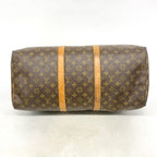 Louis Vuitton Boston Bag Monogram Keepall 50 Brown — view 3