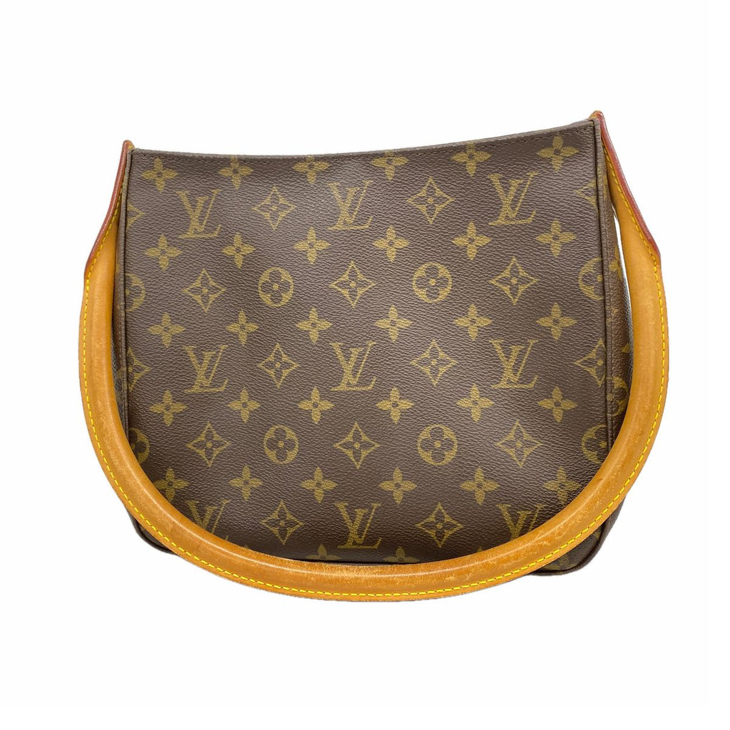 Louis Vuitton Shoulder Bag Monogram Looping MM Brown
