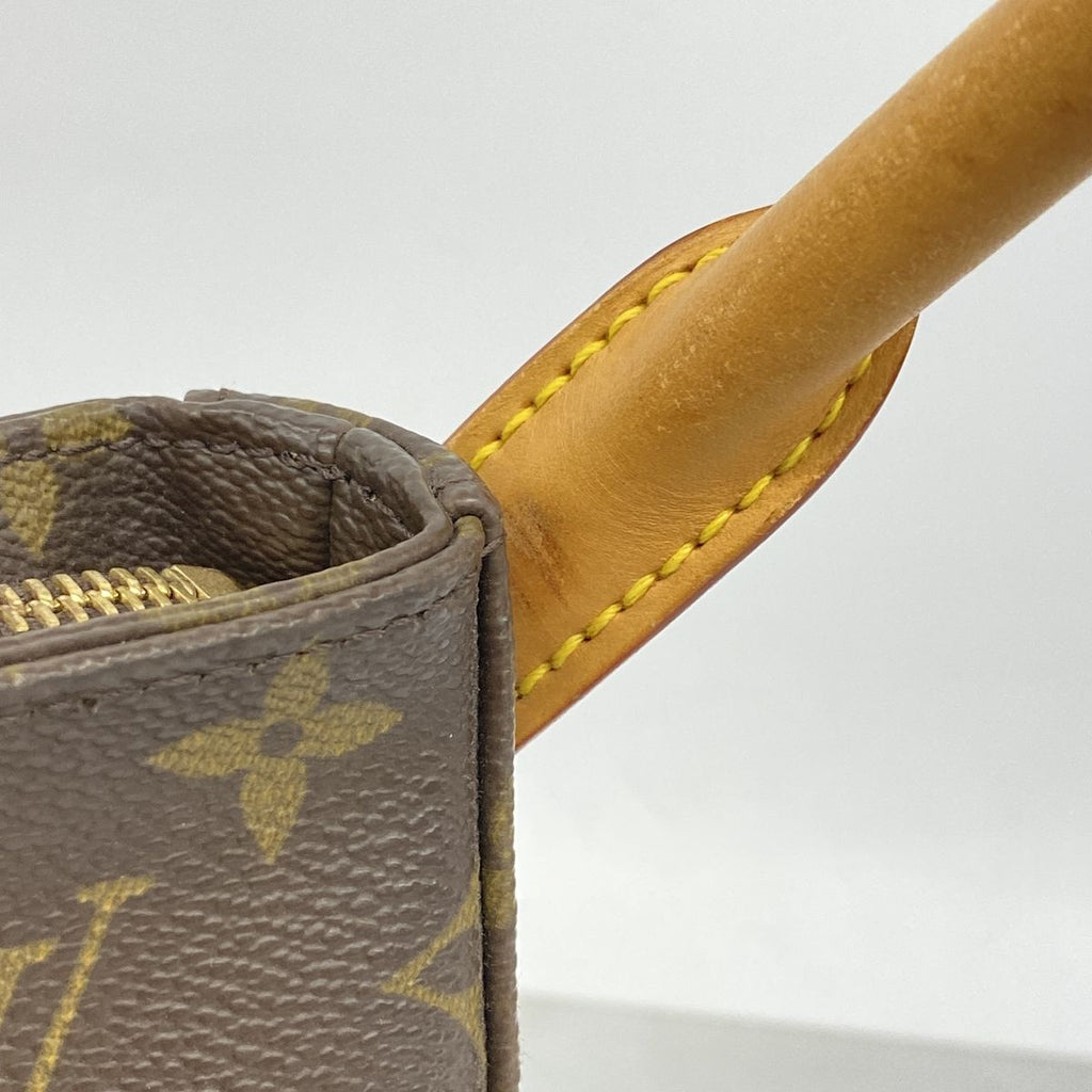 Louis Vuitton Shoulder Bag Monogram Looping MM Brown — view 7
