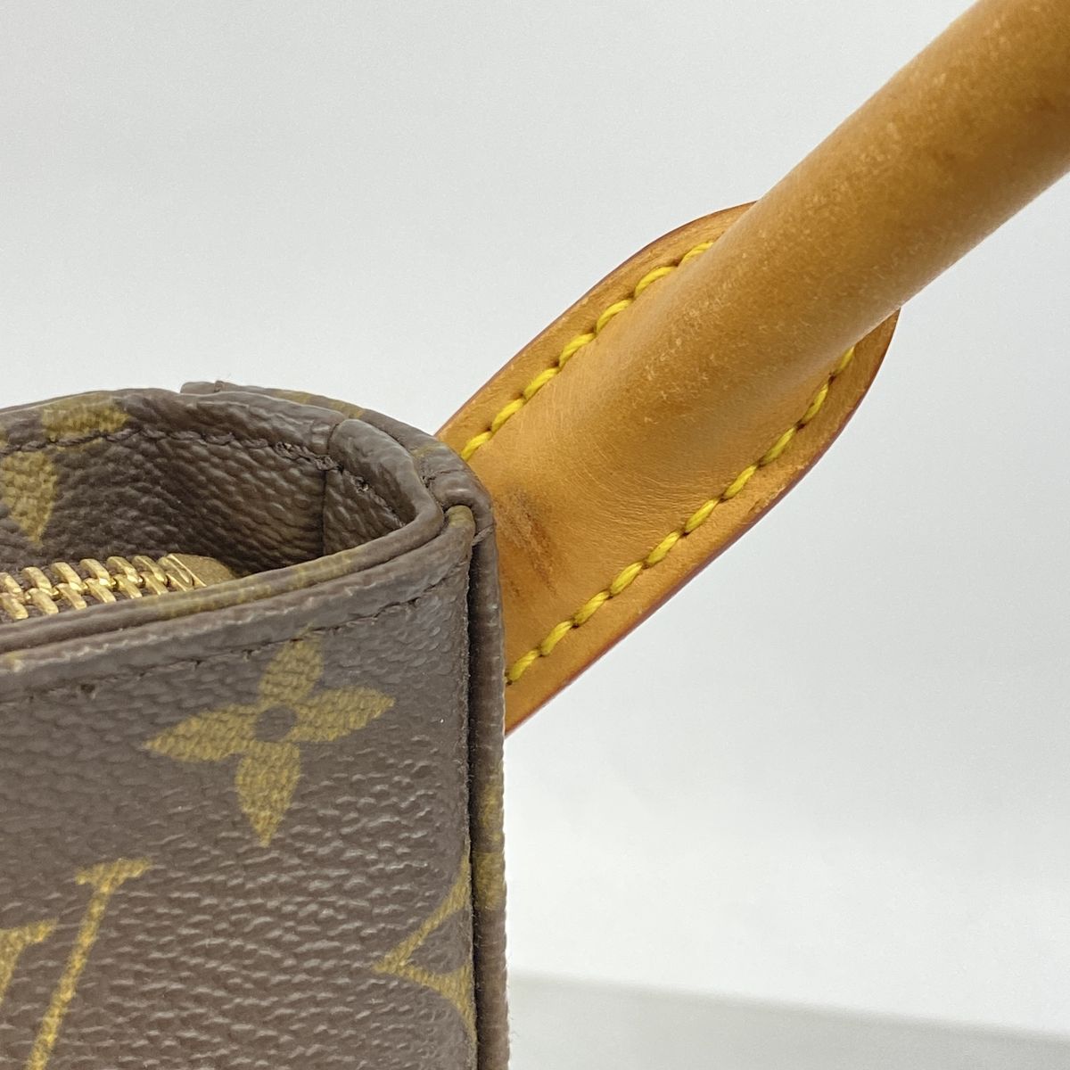 Louis Vuitton Shoulder Bag Monogram Looping MM Brown — view 7