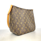 Louis Vuitton Shoulder Bag Monogram Looping MM Brown — view 2