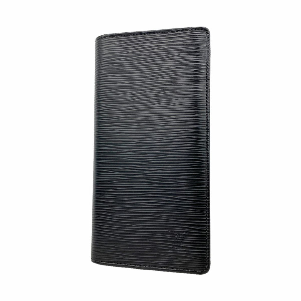 Louis Vuitton Wallet Epi Portefeuille Brazza Noir