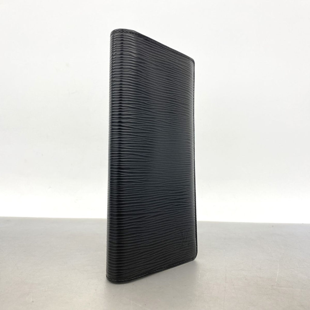 Louis Vuitton Wallet Epi Portefeuille Brazza Noir — view 2