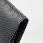 Louis Vuitton Wallet Epi Portefeuille Brazza Noir — view 5
