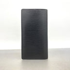 Louis Vuitton Wallet Epi Portefeuille Brazza Noir — view 6