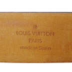 Louis Vuitton Belt Monogram Canvas Ceinture Carre Brown Logo — view 5