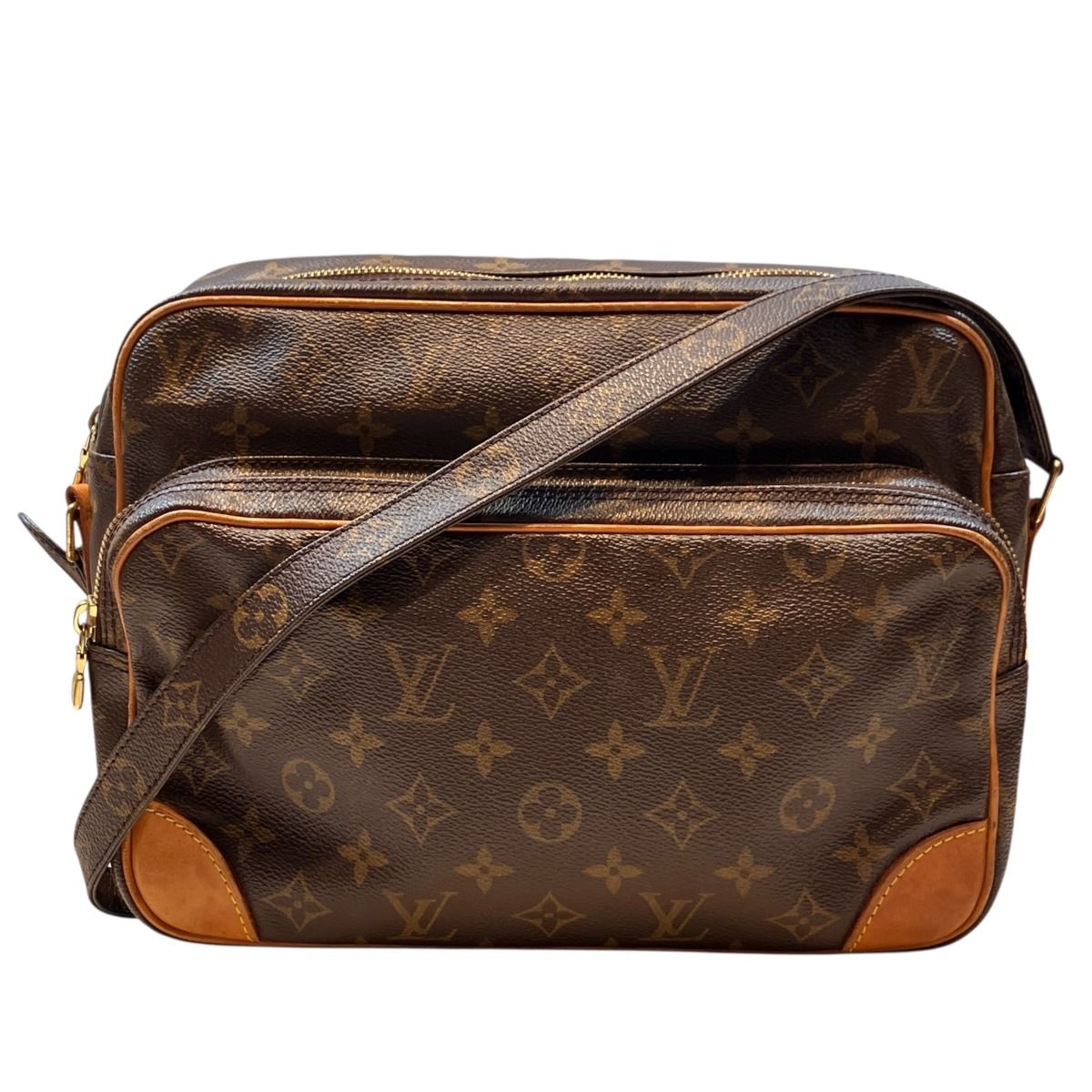 Louis Vuitton Nile Monogram Shoulder Bag Canvas