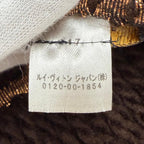 Louis Vuitton Logomania Scarf Shine Wool Silk Brown Monogram Fringe — view 8