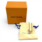 Louis Vuitton Necklace Essential V Circle Logo Motif Chain — view 2