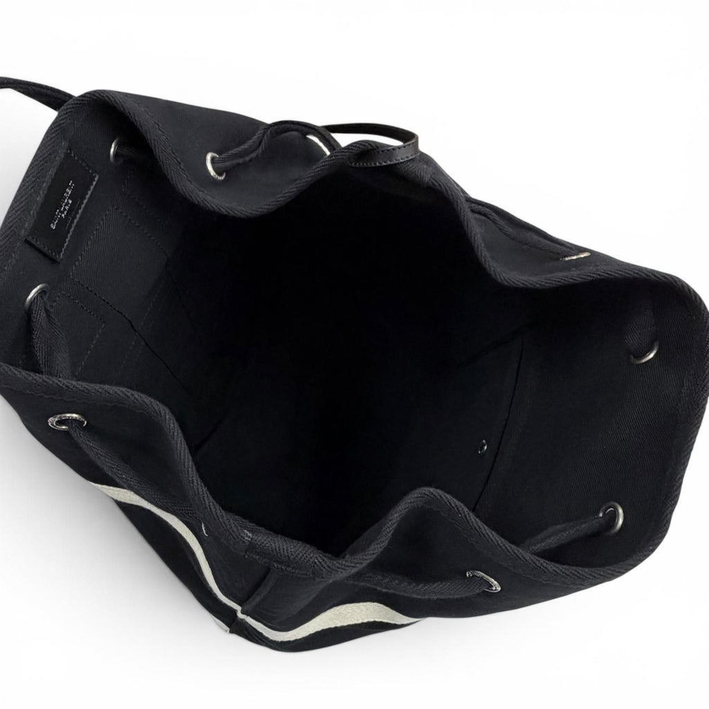 Saint Laurent Paris Canvas Leather Rive Gauche Sling — view 7