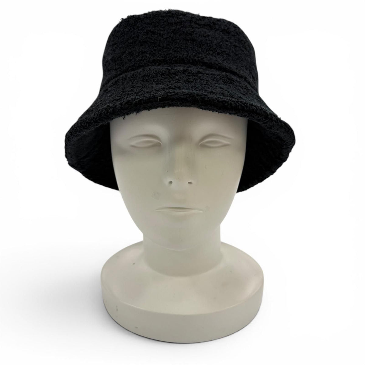 Chanel 21C CC Logo Pile Hat Bucket Hat Black — view 2