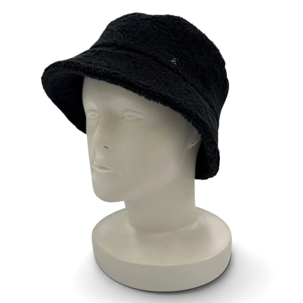 Chanel 21C CC Logo Pile Hat Bucket Hat Black