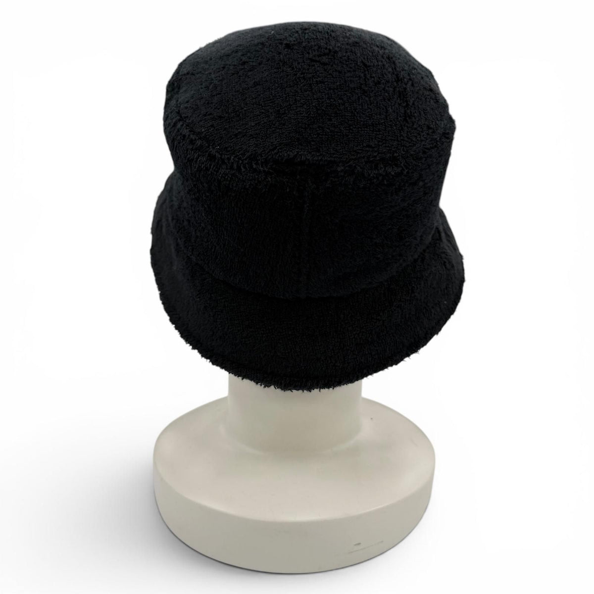 Chanel 21C CC Logo Pile Hat Bucket Hat Black — view 4