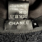 Chanel 21C CC Logo Pile Hat Bucket Hat Black — view 8
