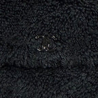 Chanel 21C CC Logo Pile Hat Bucket Hat Black — view 7