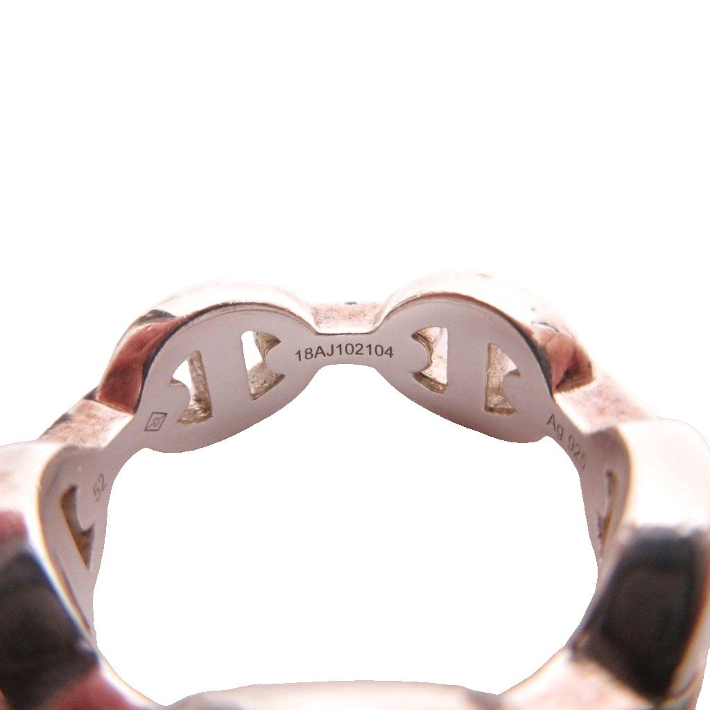 Hermes Chaine D'ancre Enchainee Ring Silver — view 6