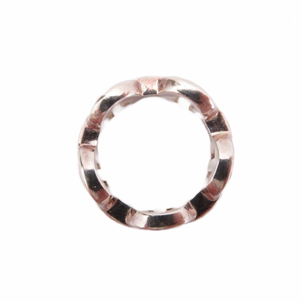 Hermes Chaine D'ancre Enchainee Ring Silver — view 7