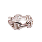 Hermes Chaine D'ancre Enchainee Ring Silver
