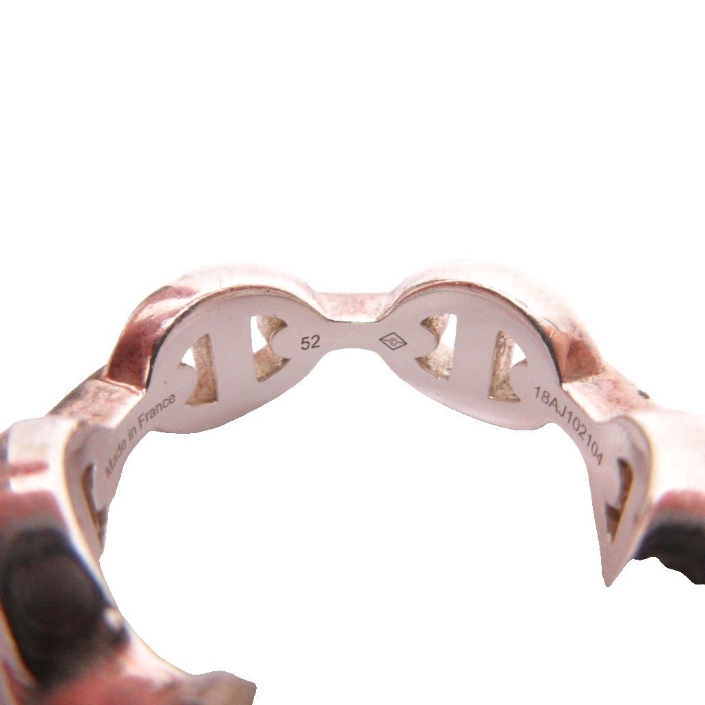 Hermes Chaine D'ancre Enchainee Ring Silver — view 5