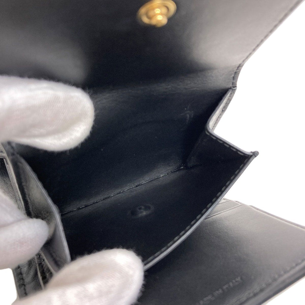 Celine Small Flap Wallet Triomphe Trifold Leather — view 7