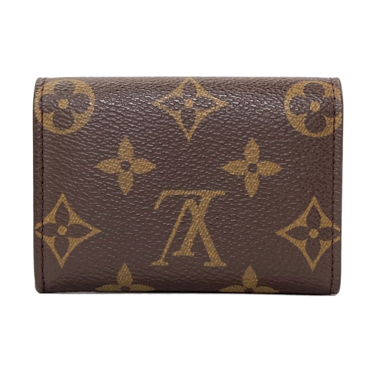 Louis Vuitton Porte Monnaie Pla Coin Purse Monogram Canvas — view 2