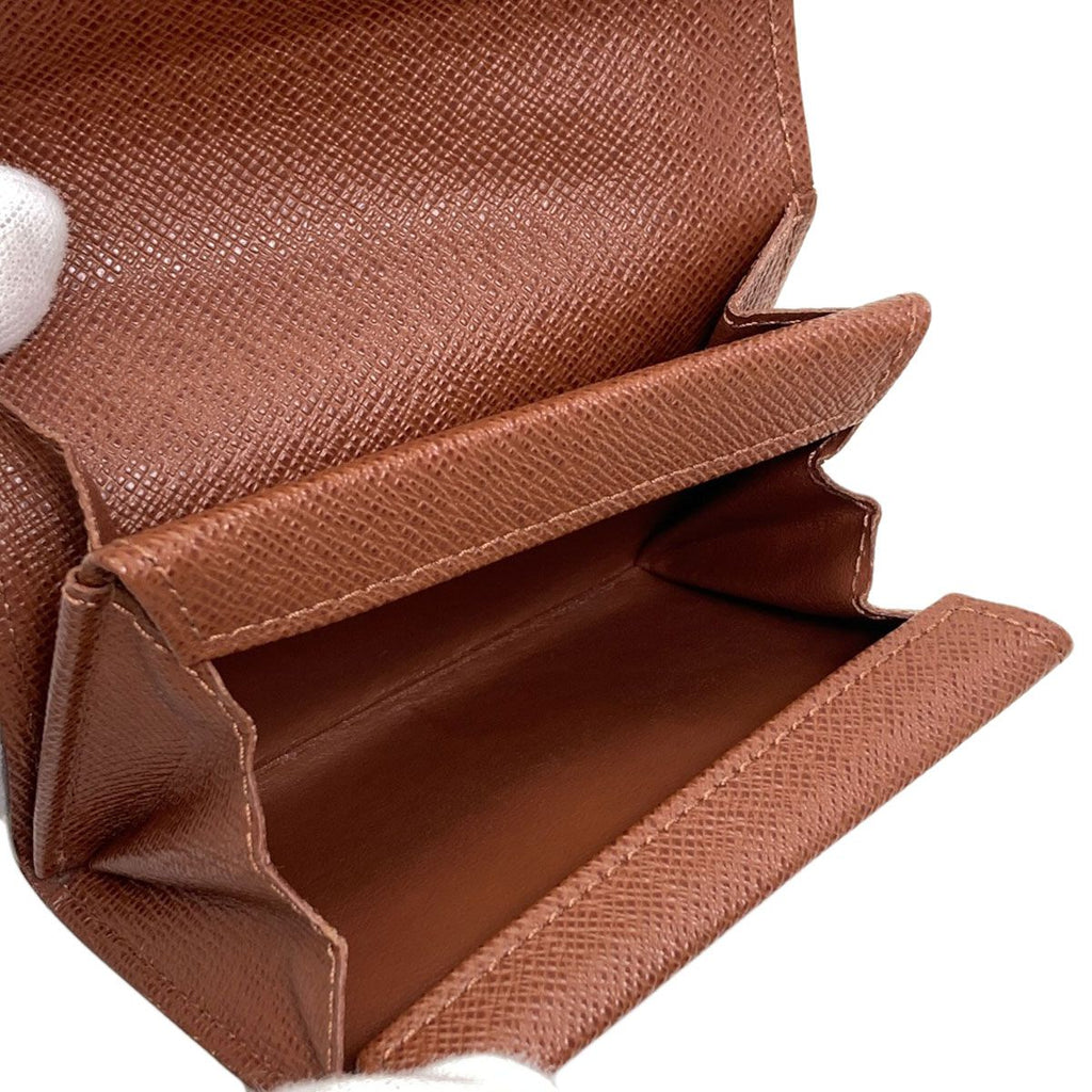 Louis Vuitton Porte Monnaie Pla Coin Purse Monogram Canvas — view 5