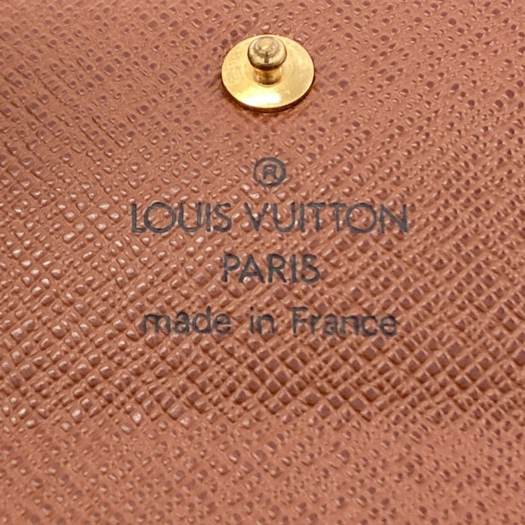 Louis Vuitton Porte Monnaie Pla Coin Purse Monogram Canvas — view 6