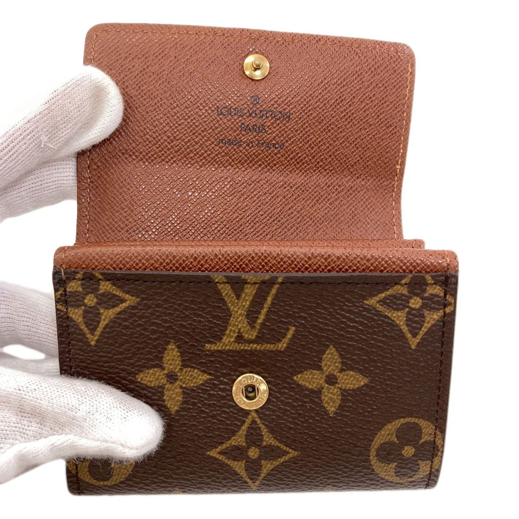 Louis Vuitton Porte Monnaie Pla Coin Purse Monogram Canvas — view 4