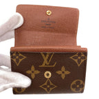 Louis Vuitton Porte Monnaie Pla Coin Purse Monogram Canvas — view 4