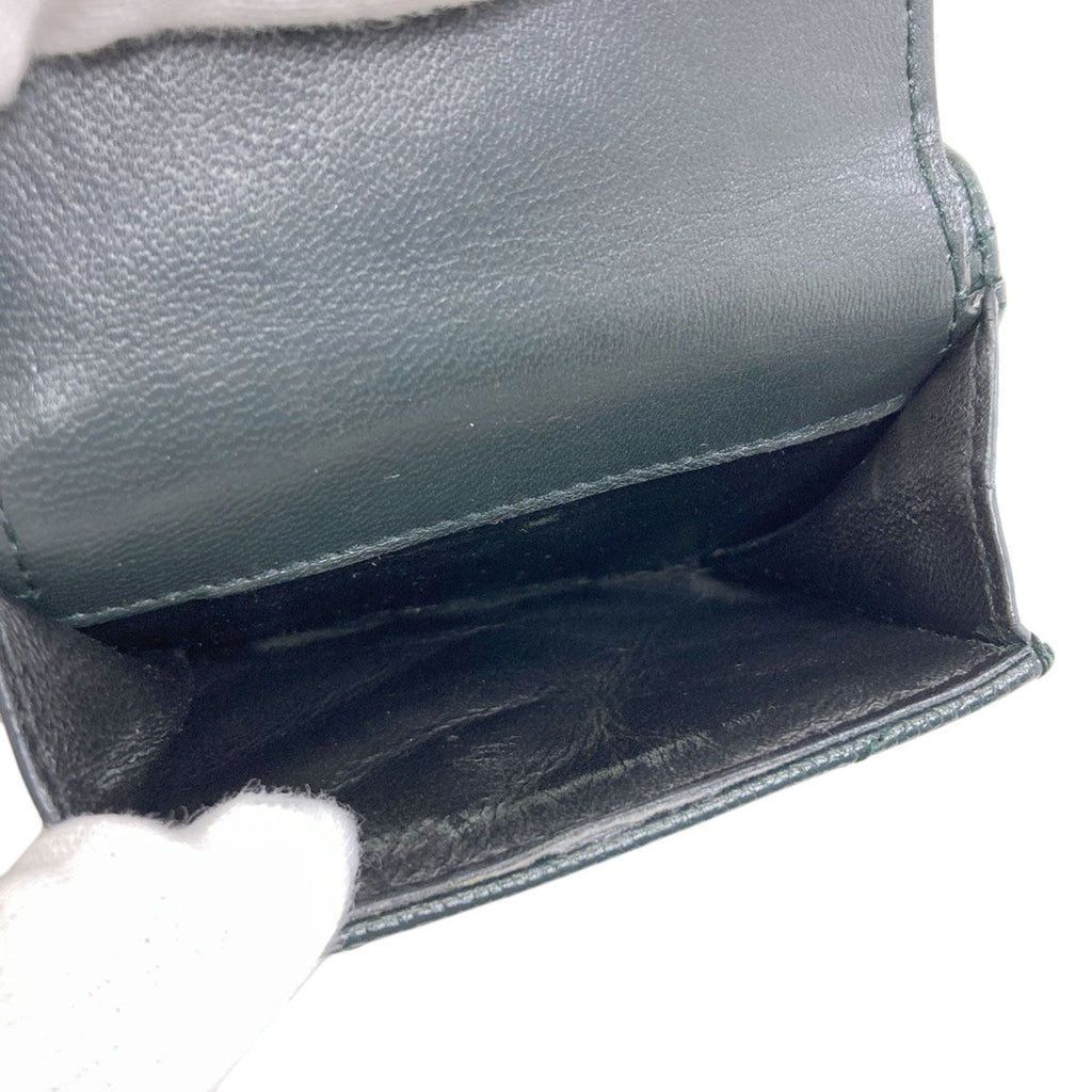Saint Laurent Cassandra Trifold Wallet Leather — view 6