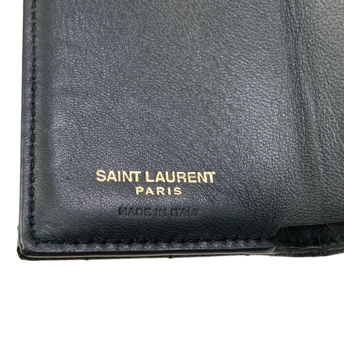 Saint Laurent Cassandra Trifold Wallet Leather — view 7
