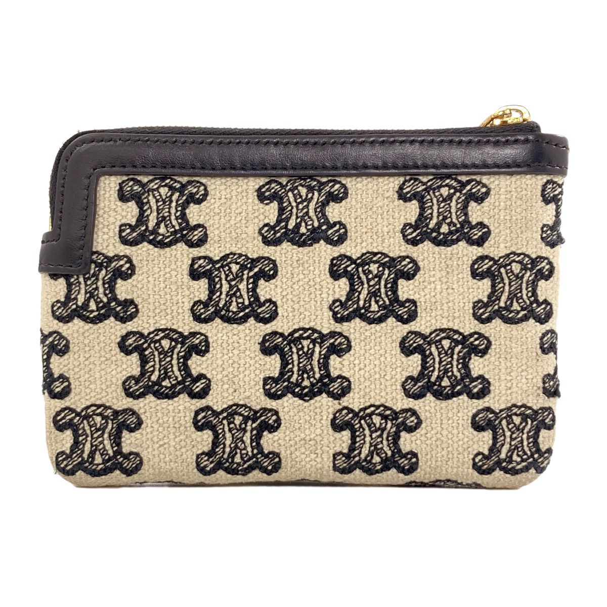 Celine Triomphe Coin Purse Canvas — view 2