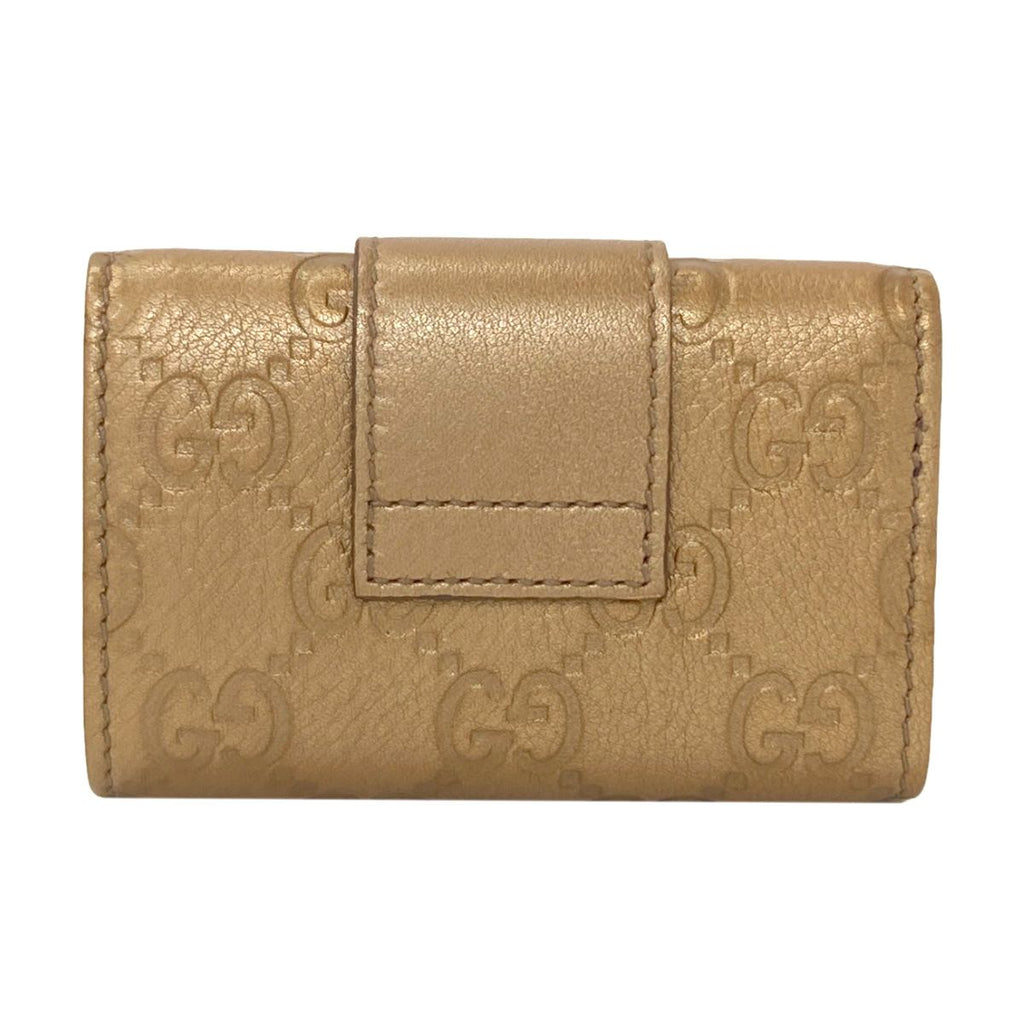 Gucci GG Signature Guccissima Key Case Leather Key Holder — view 2
