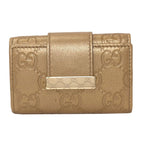 Gucci GG Signature Guccissima Key Case Leather Key Holder